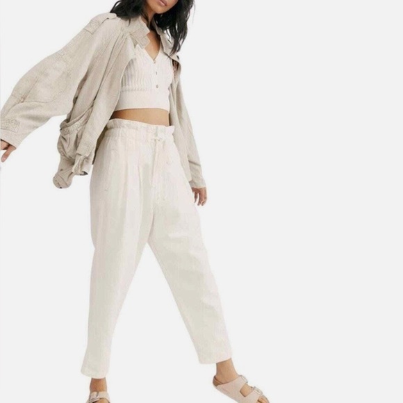 FREE PEOPLE Jayde Safari Bomber Jacket in Sand - Picture 2 of 12